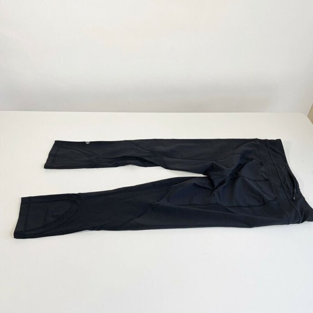 Lululemon Soulcycle Capri Cropped Leggings Womens‎ Size 6 Black Athletic Pull On - Picture 3 of 11